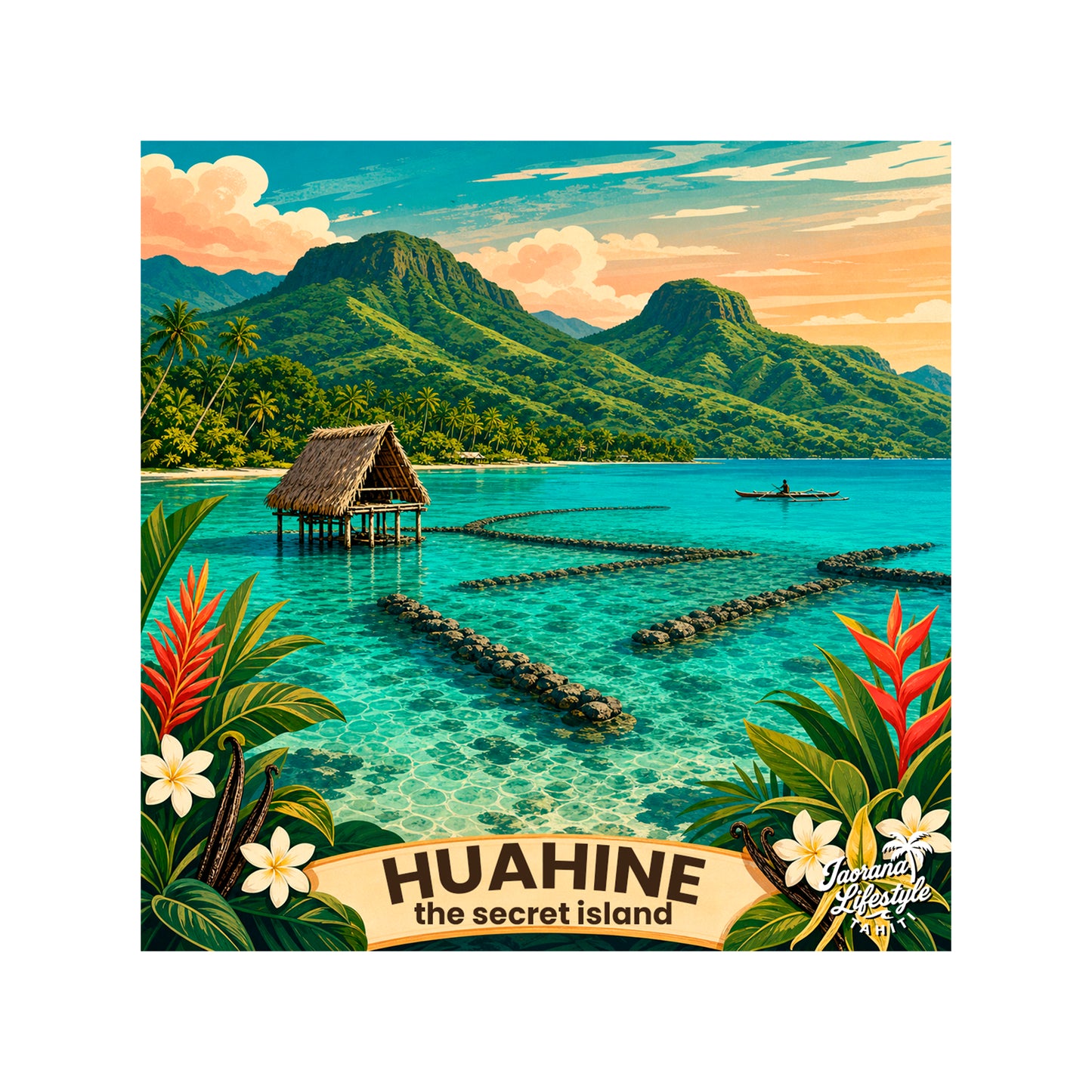 MAGNET HUAHINE - The Secret Island